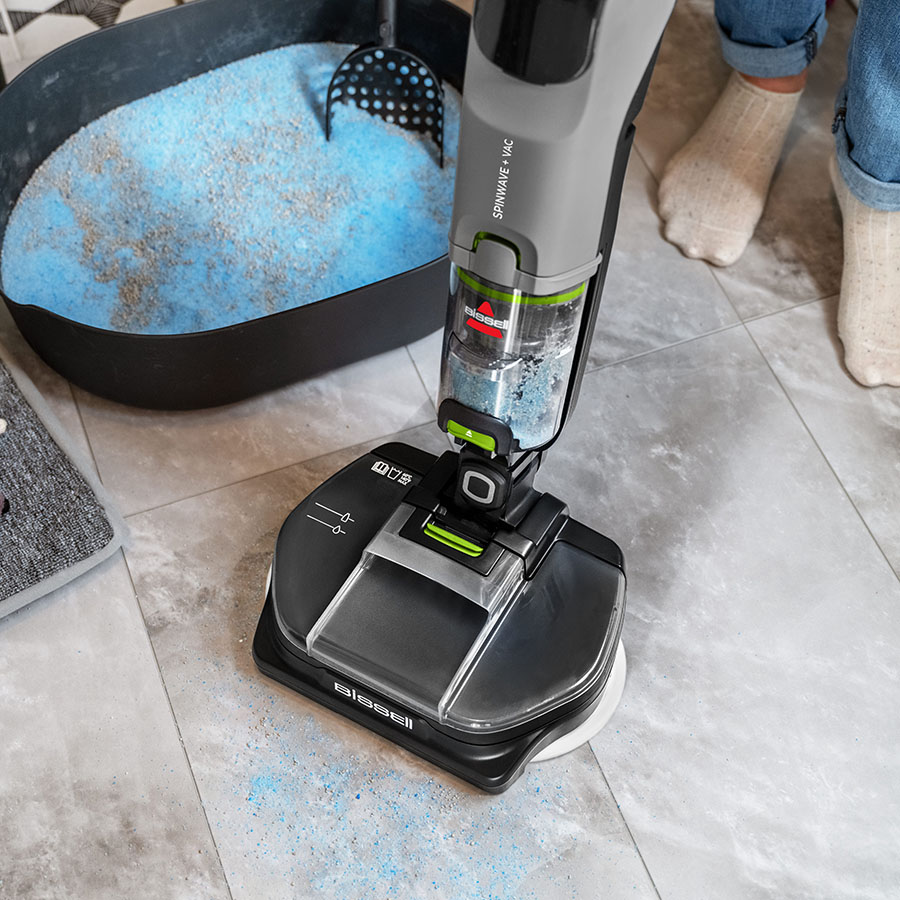 Passar a mopa sem pó